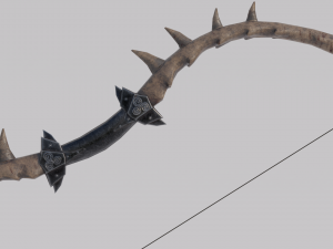 Dragon Bone Bow from Skyrim Model 3D