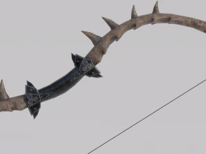 Dragon Bone Bow from Skyrim 3D Model