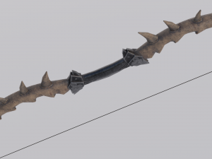 Dragon Bone Bow from Skyrim Model 3D
