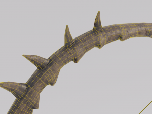 Dragon Bone Bow from Skyrim Model 3D