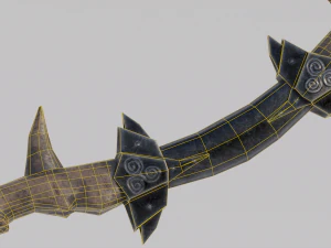 Dragon Bone Bow from Skyrim 3D Model