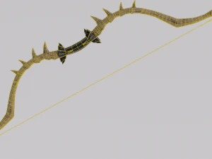 Dragon Bone Bow from Skyrim 3D Model
