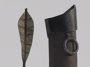 Dragon Bone Bow from Skyrim 3D Model