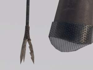 Dragon Bone Bow from Skyrim Model 3D