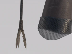 Dragon Bone Bow from Skyrim 3D Model