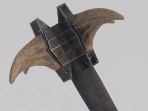Ma&ccedil;a de Osso de Drag&atilde;o de Skyrim Modelo 3D