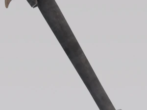 Ma&ccedil;a de Osso de Drag&atilde;o de Skyrim Modelo 3D