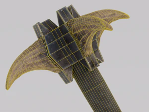 Ma&ccedil;a de Osso de Drag&atilde;o de Skyrim Modelo 3D