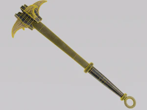 Ma&ccedil;a de Osso de Drag&atilde;o de Skyrim Modelo 3D