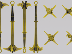 Dragon Bone Mace from Skyrim 3D 모델