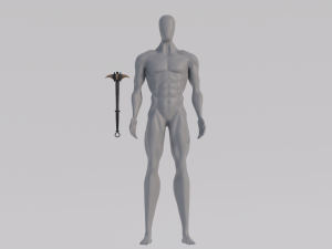 Dragon Bone Mace from Skyrim 3D 모델