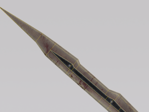 Dragon Bone Sword from Skyrim 3D 模型