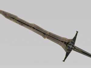 Dragon Bone Sword from Skyrim 3D Model