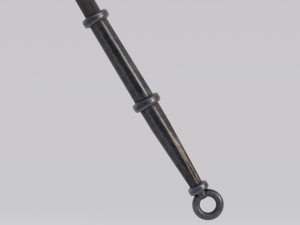 Dragon Bone Two Handed Ax from Skyrim 3D Модель