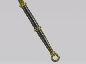 Dragon Bone Two Handed Ax from Skyrim 3D Модель