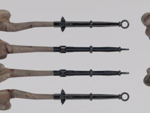 Dragon Bone Two Handed Mace from Skyrim 3D Model
