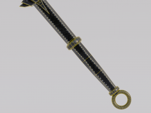 Dragon Bone Two Handed Mace from Skyrim 3D Model