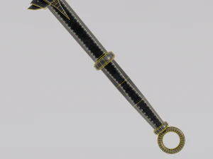 Dragon Bone Two Handed Mace from Skyrim 3D Model