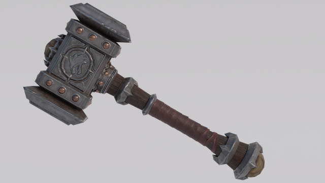 Doomhammer from WoW Modèle 3D .c4d .max .obj .3ds .fbx .stl .blend 