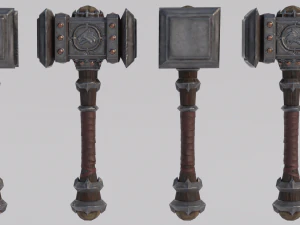 Doomhammer from WoW 3D Model