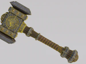 Doomhammer from WoW 3D Model