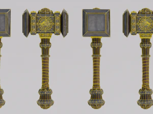 Doomhammer from WoW 3D Model