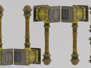 Doomhammer from WoW 3D Model