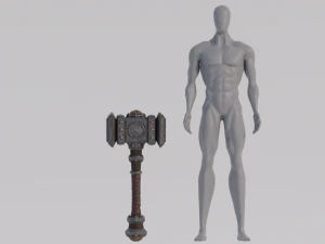 Doomhammer from WoW 3D Model