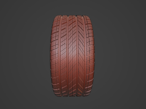 H6 Julietta tire 3D Model