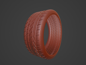 H6 Julietta tire 3D Model