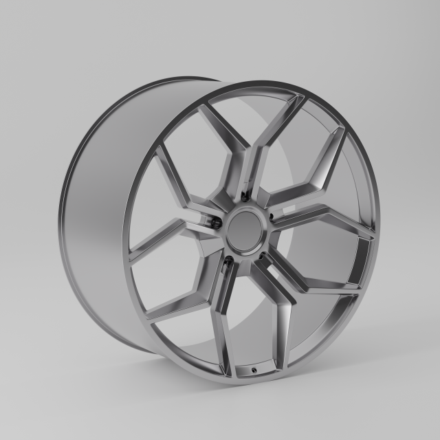 H6 Julietta rim 3D Model .c4d .max .obj .3ds .fbx .stl .blend 