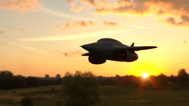 airplane Modelo 3D .c4d .max .obj .3ds .fbx .stl .blend 