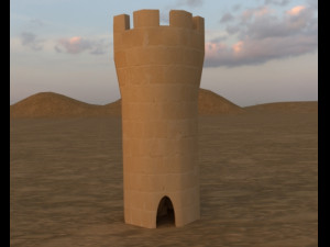 medieval tower 3D Model