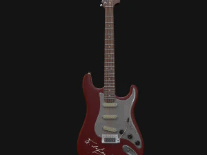 guitarra el&eacute;trica pbr high-poly Modelo 3D