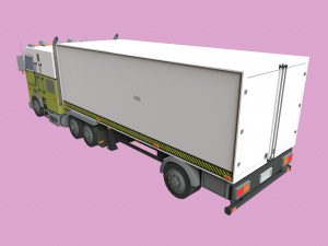 Lowpoly Truck Model 3D