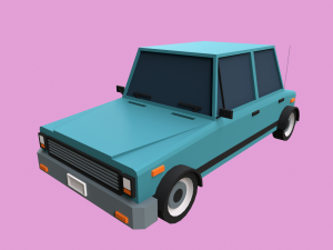 Lowpoly Car 3D 模型