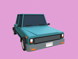 Lowpoly Car Model 3D