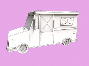 Lowpoly City Cars Pack 3D Модель