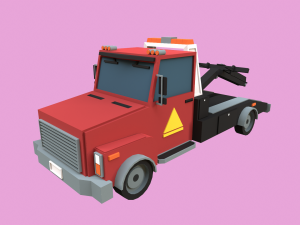 Lowpoly City Cars Pack 3D Модель