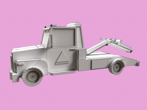 Lowpoly City Cars Pack 3D Модель