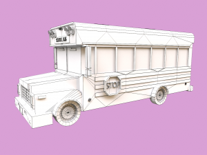 Lowpoly City Cars Pack 3D Модель