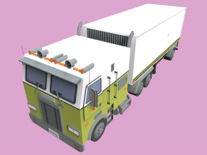 Lowpoly City Cars Pack 3D Модель