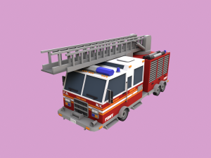 Lowpoly City Cars Pack 3D Модель