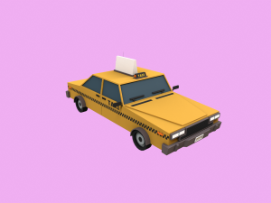 Lowpoly City Cars Pack 3D Модель