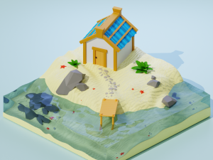 wharf 3D Model