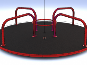 merry go round Modelo 3D