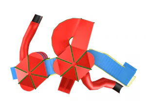 playground slide 3D Model