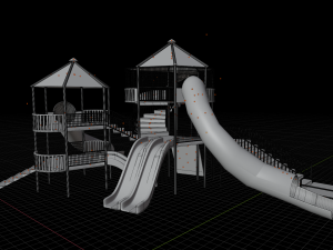 playground slide 3D Модель