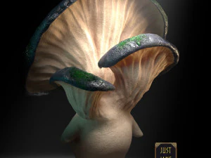 Gotowe do gry mushling low-poly Model 3D