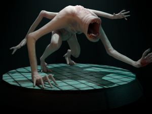 Low-poly monster 3D 模型